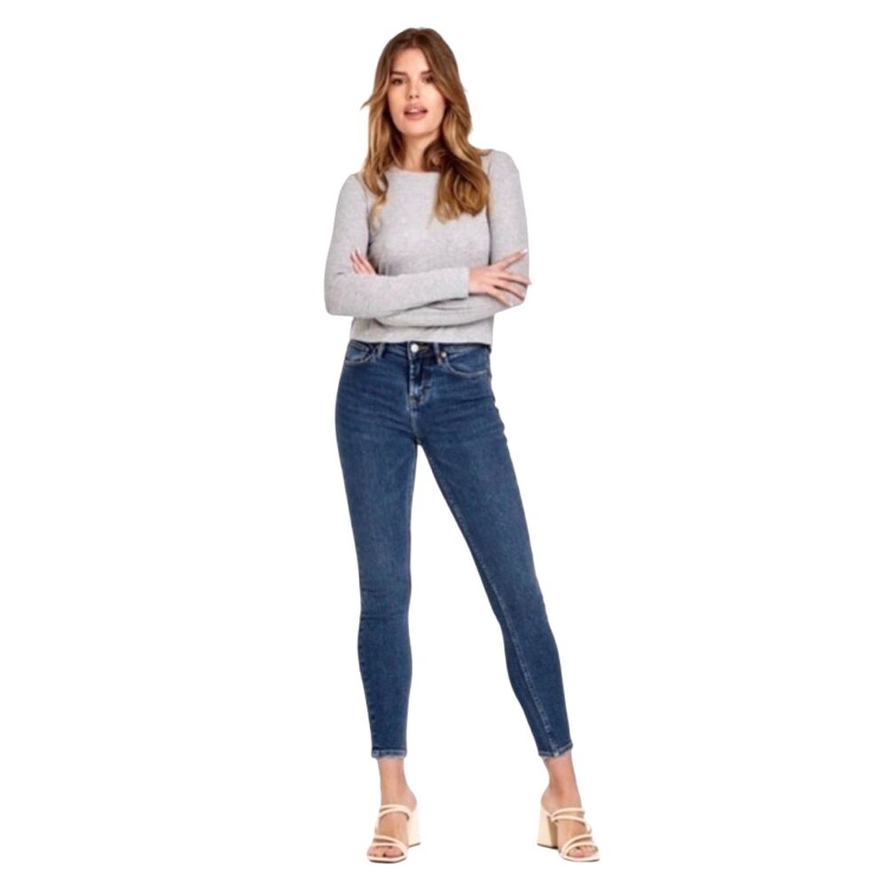 Dear John Gisele Skinny Jeans 27 High Waist Medium Wash